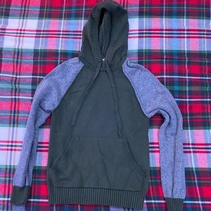 Goodfellow & Co. Men's Small Green and Grey Nylon/Cotton Sweatshirt/Sweater